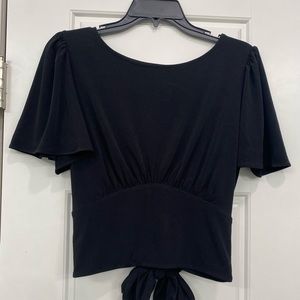 Express tie back blouse